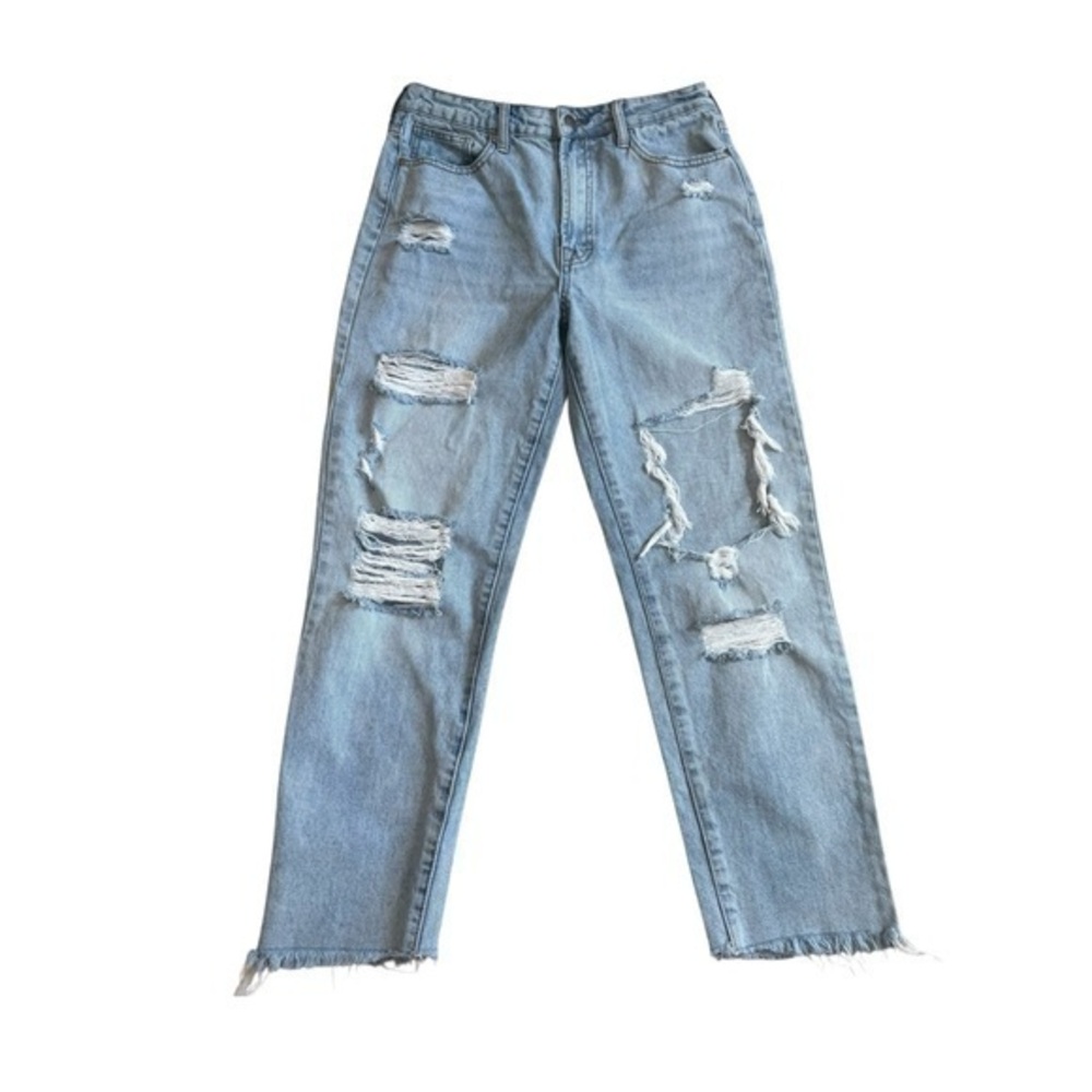 Alter’d state Jelly Jeans Distressed Light Blue Jeans
